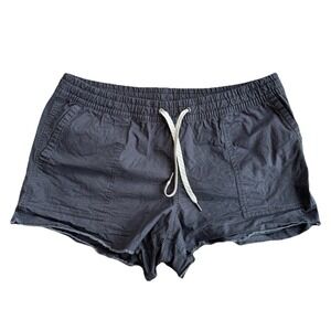 Vuori Vintage Ripstop Short Women's Size Large Gray Rough Hem